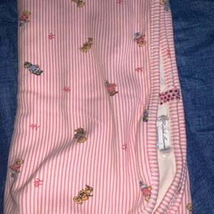 Pink Bear Reversible Blanket